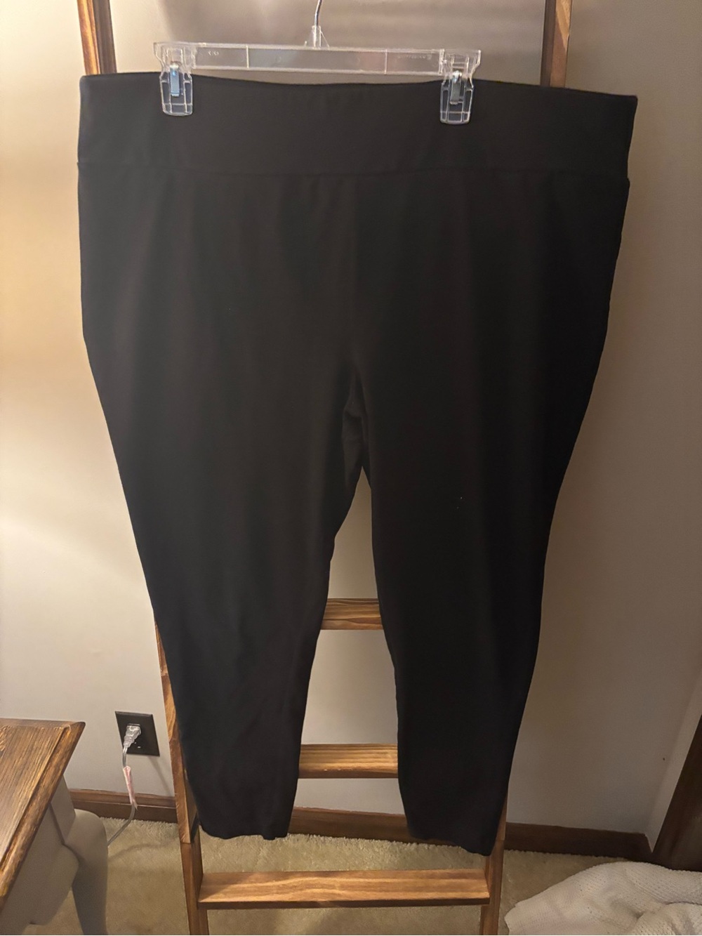 Black Women's Pull-On Leggings — Sleek Everyday Legging